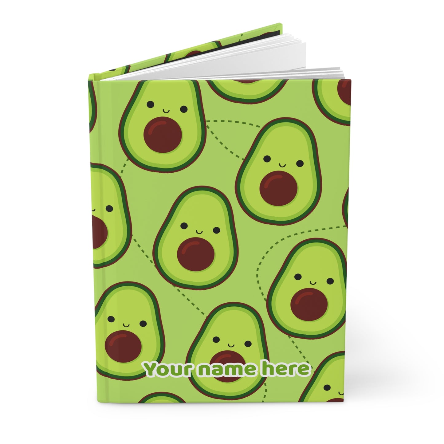 Avocado Hardcover Journal - Matte Finish