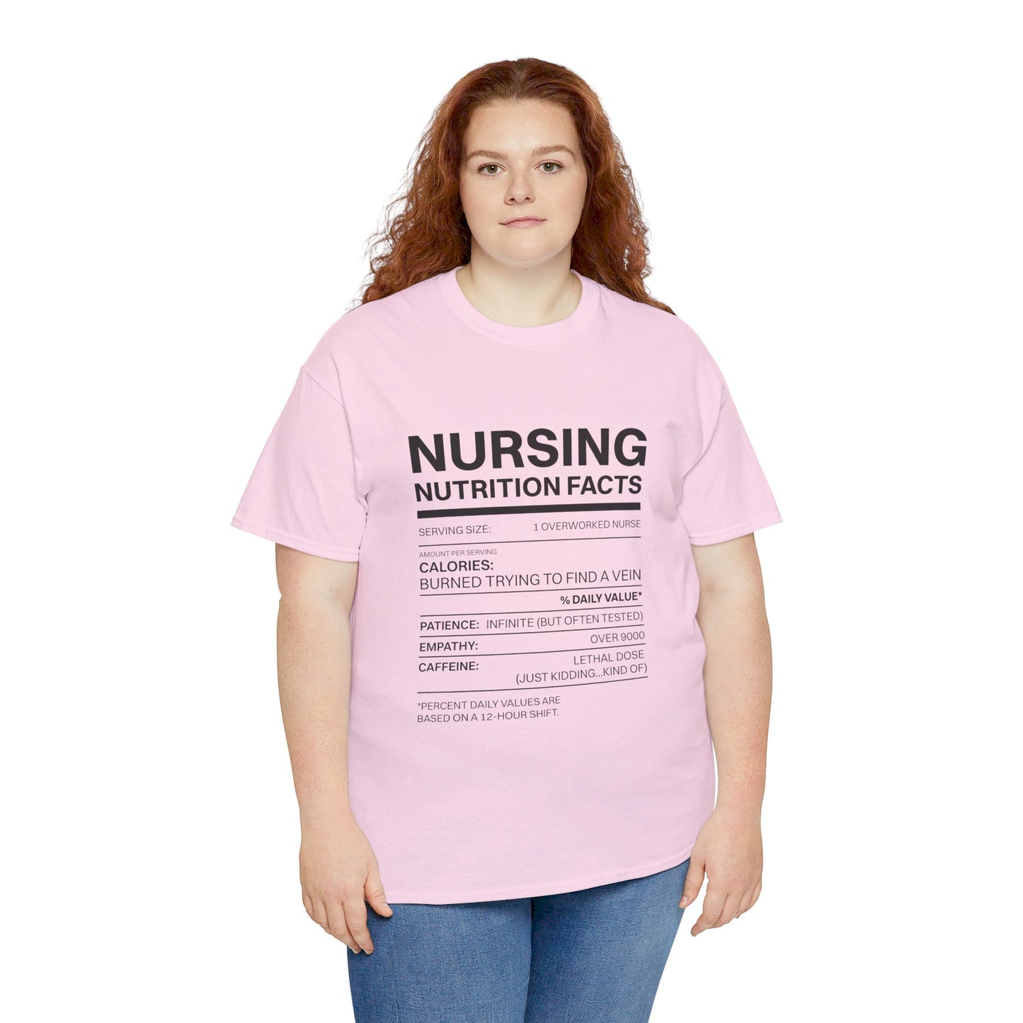 Funny Nursing Nutritional Fact Tee