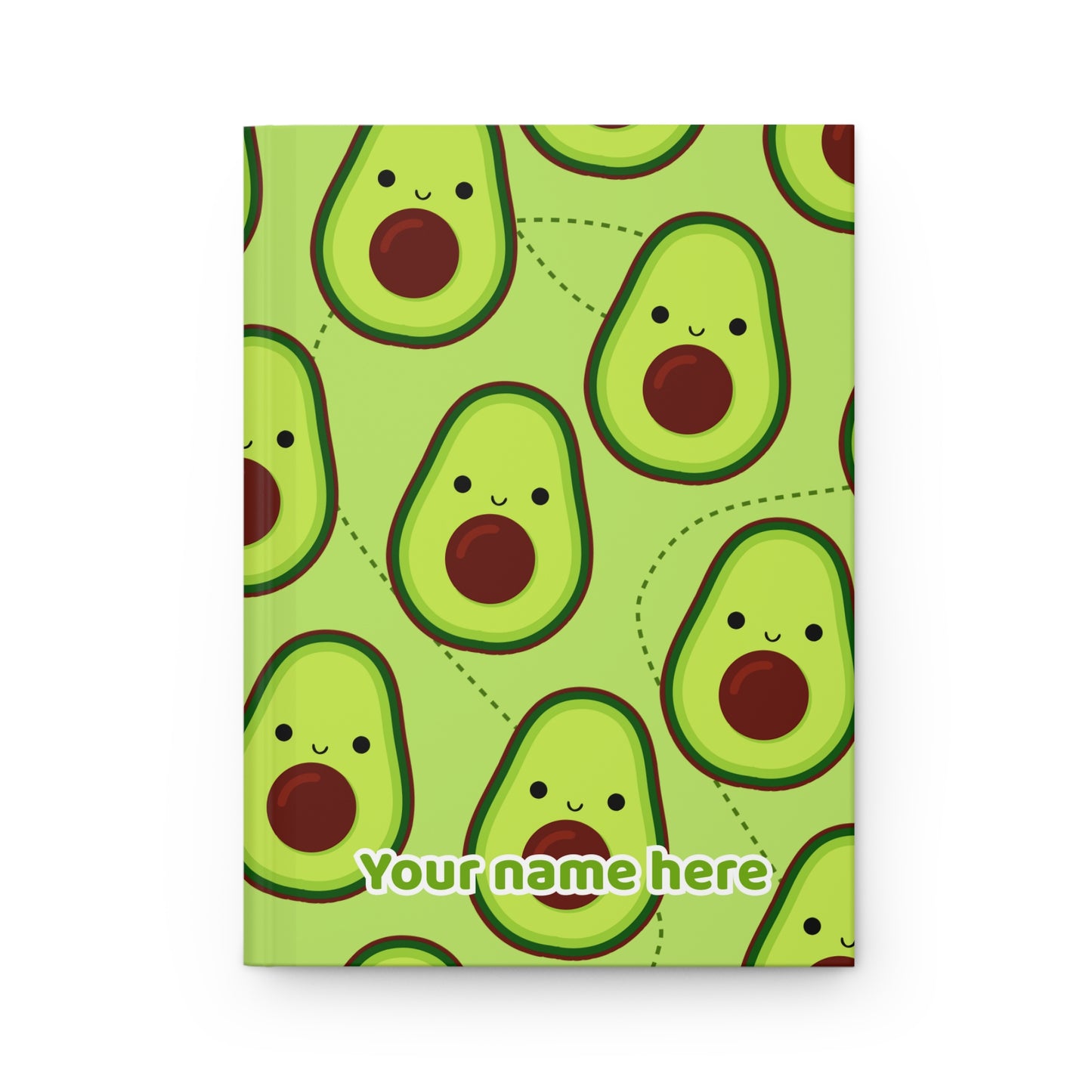 Avocado Hardcover Journal - Matte Finish