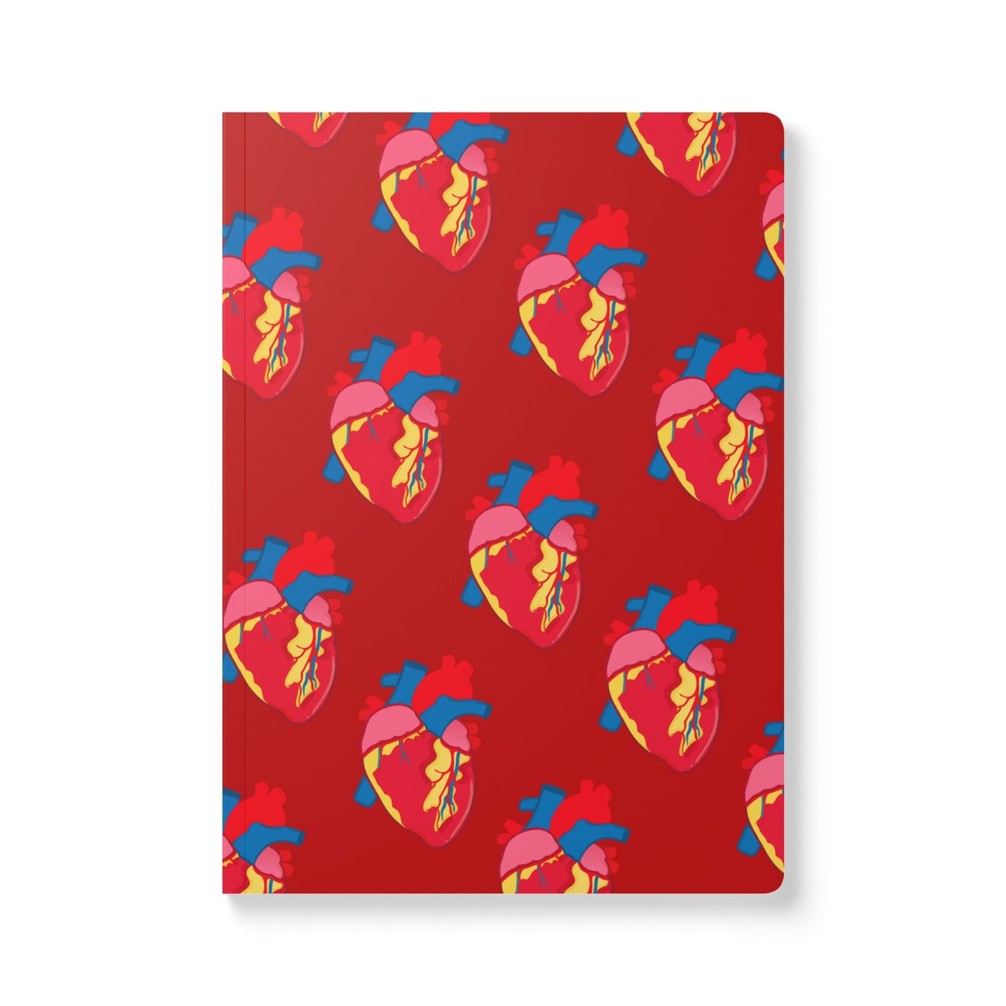 Cartoon Heart Softcover Journal