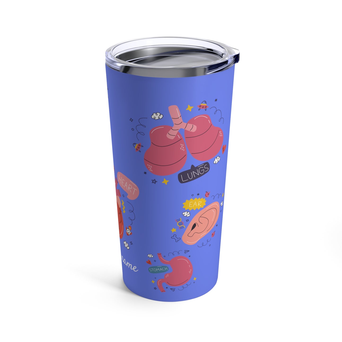 20oz Customizable Tumbler for Medical, Nursing, Nutritionist, and Healthcare Students & Professionals – Human Body Organ Design